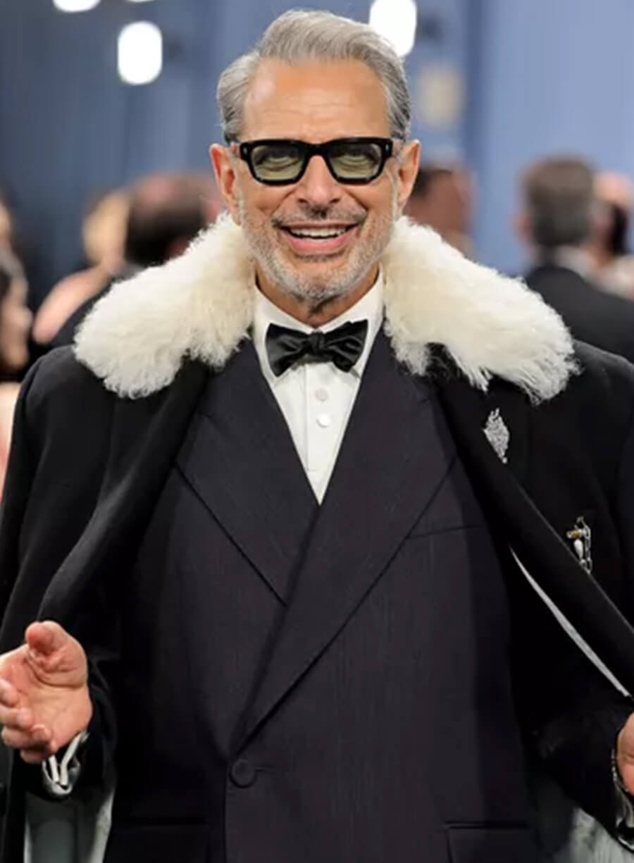 Jeff Goldblum Met Gala Red Carpet 2025 Black Coat
