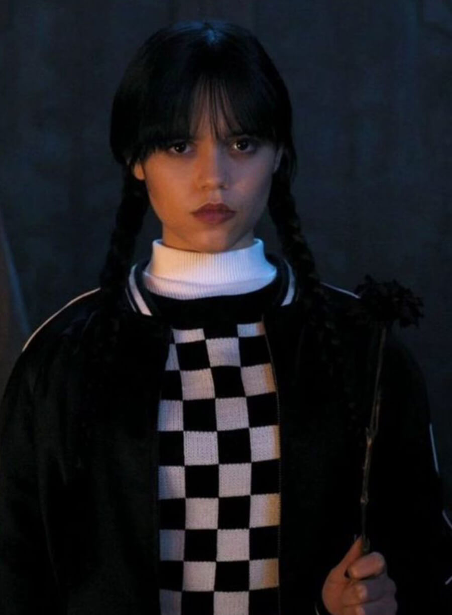 Jenna Ortega Wednesday Bomber Jacket