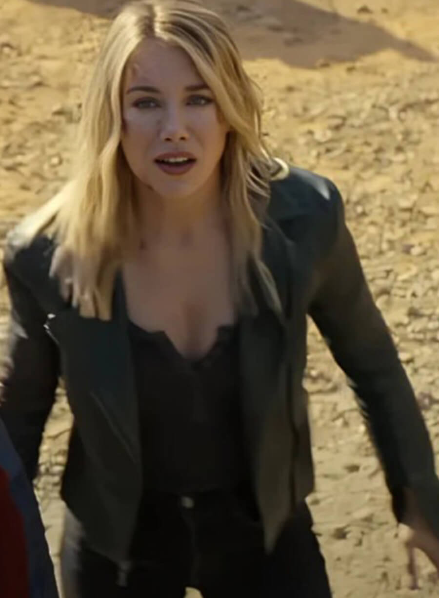 Jennifer Holland Peacemaker S02 Leather Jacket