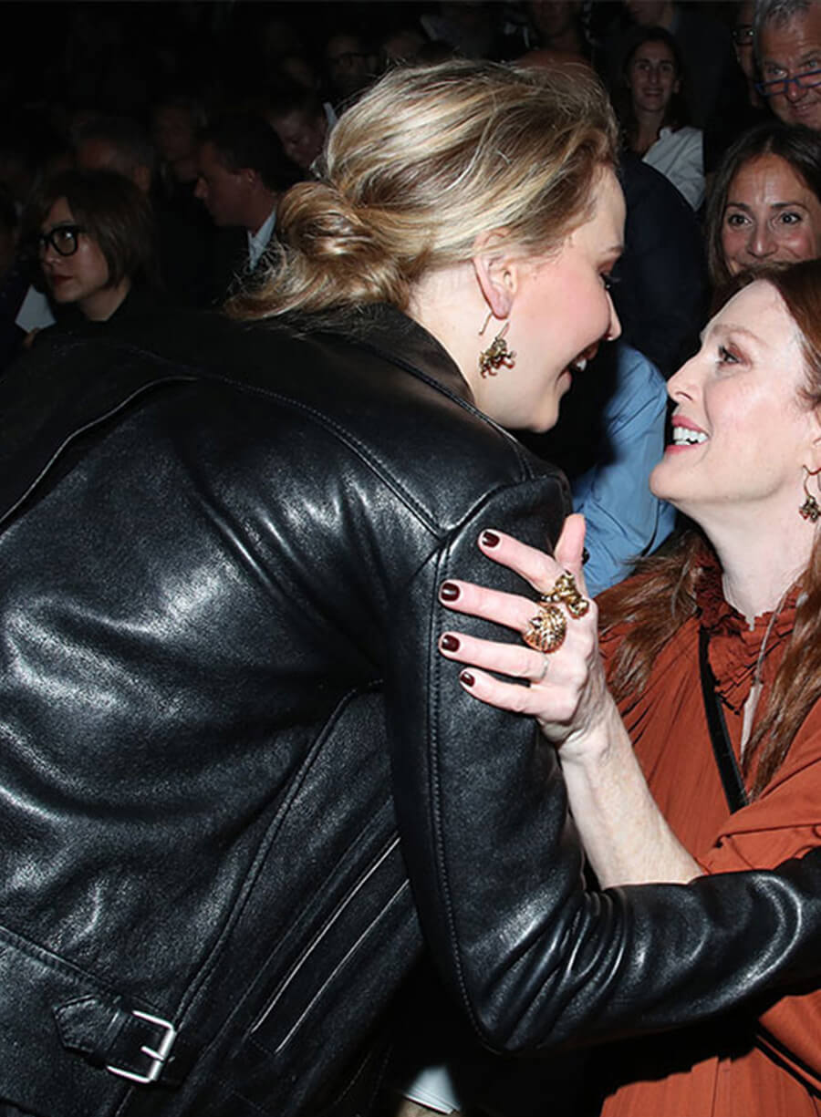 Jennifer Lawrence Black Leather Jacket