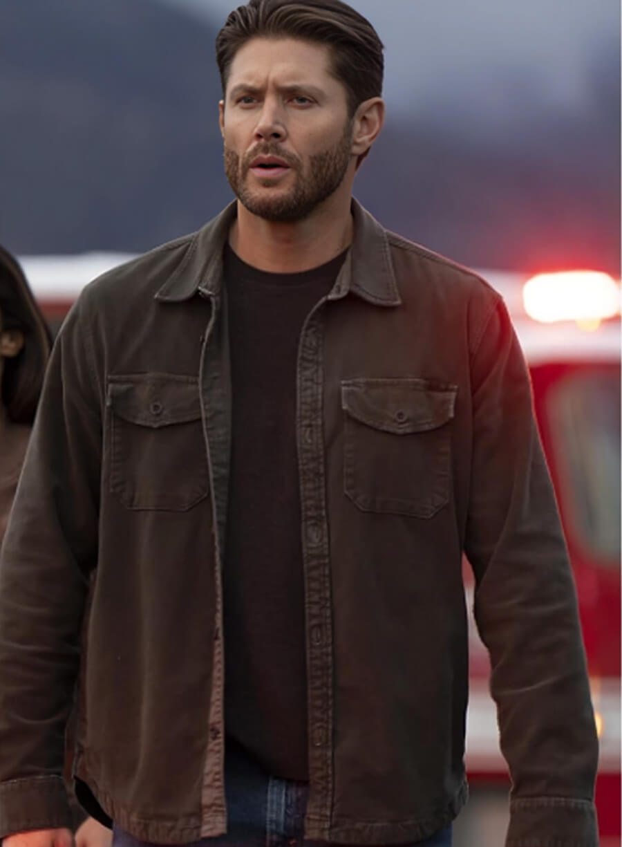 Jensen Ackles Countdown 2025 Black Denim Jacket