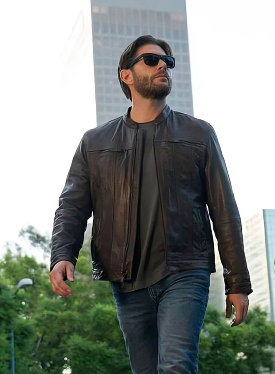 Jensen Ackles Countdown Brown Leather Jacket