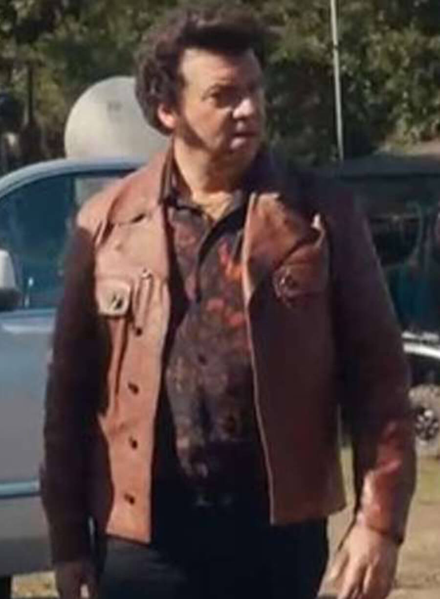 Jesse Gemstone The Righteous Gemstones Brown Leather Jacket