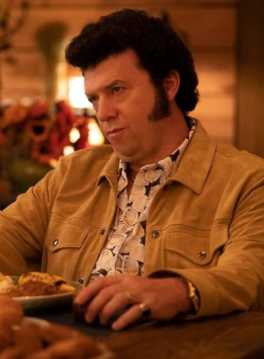 Jesse Gemstone The Righteous Gemstones Suede Leather Jacket