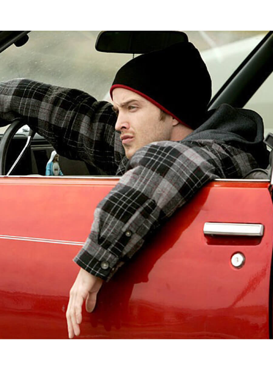 Jesse Pinkman Breaking Bad Wool Plaid Jacket
