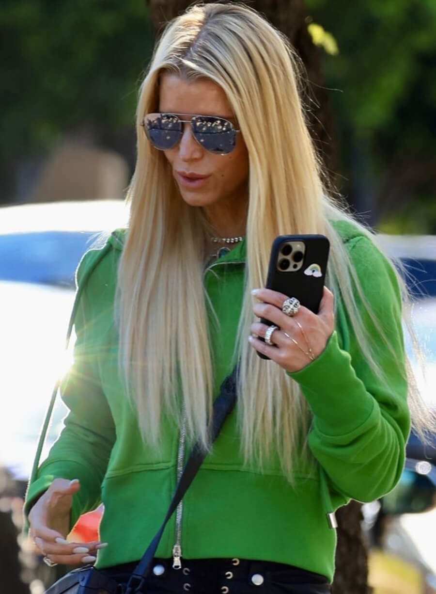 Jessica Simpson Green Jacket