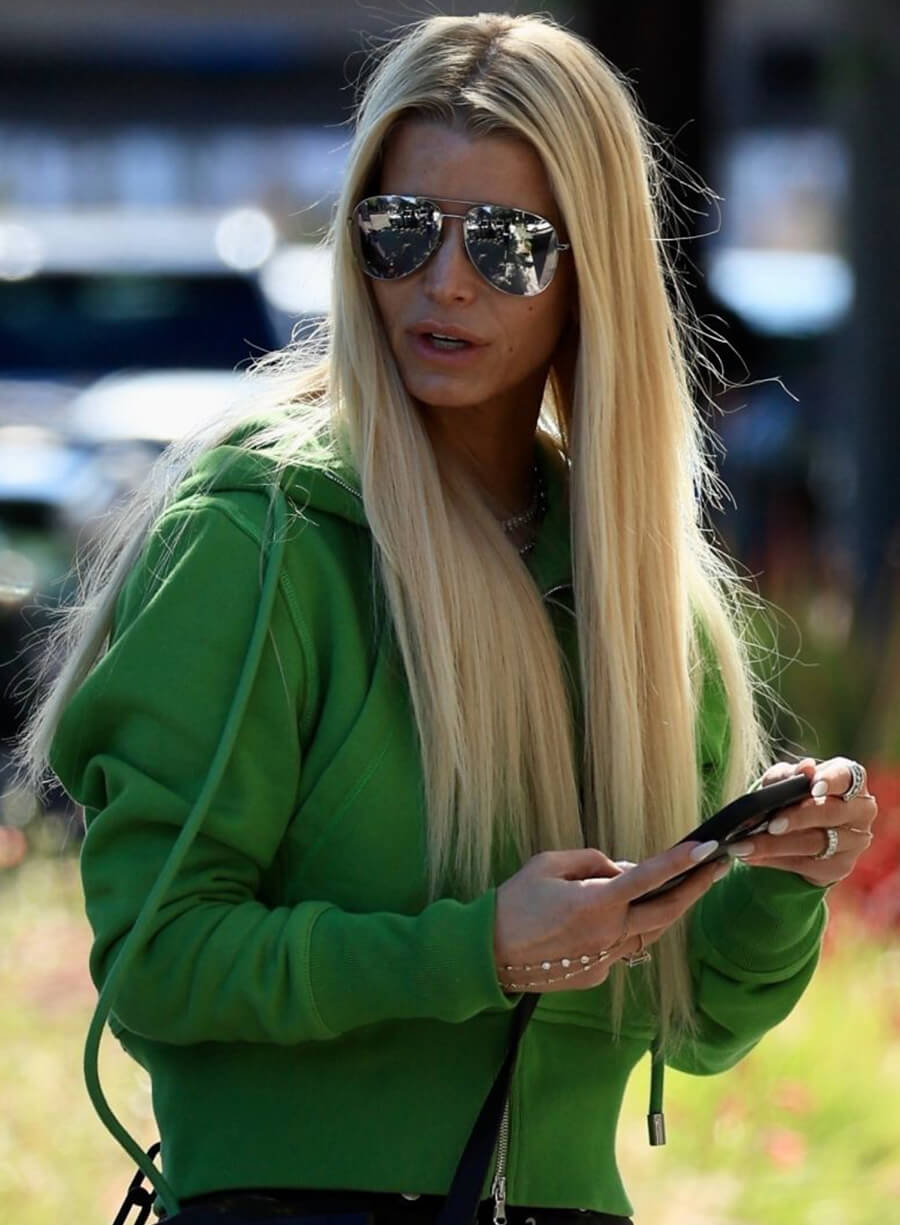 Jessica Simpson Green Jacket