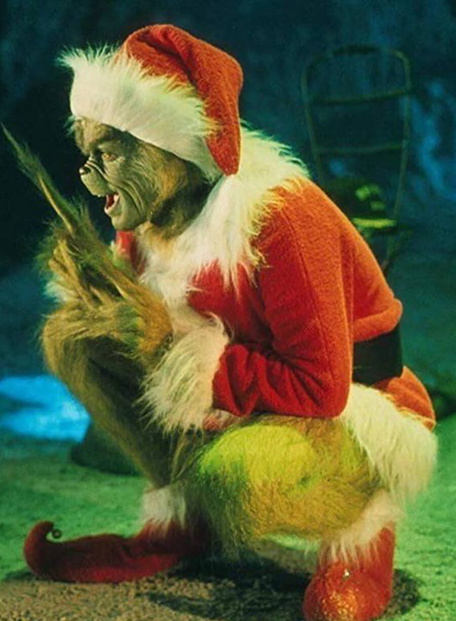 Jim Carrey How the Grinch Stole Christmas Red Coat