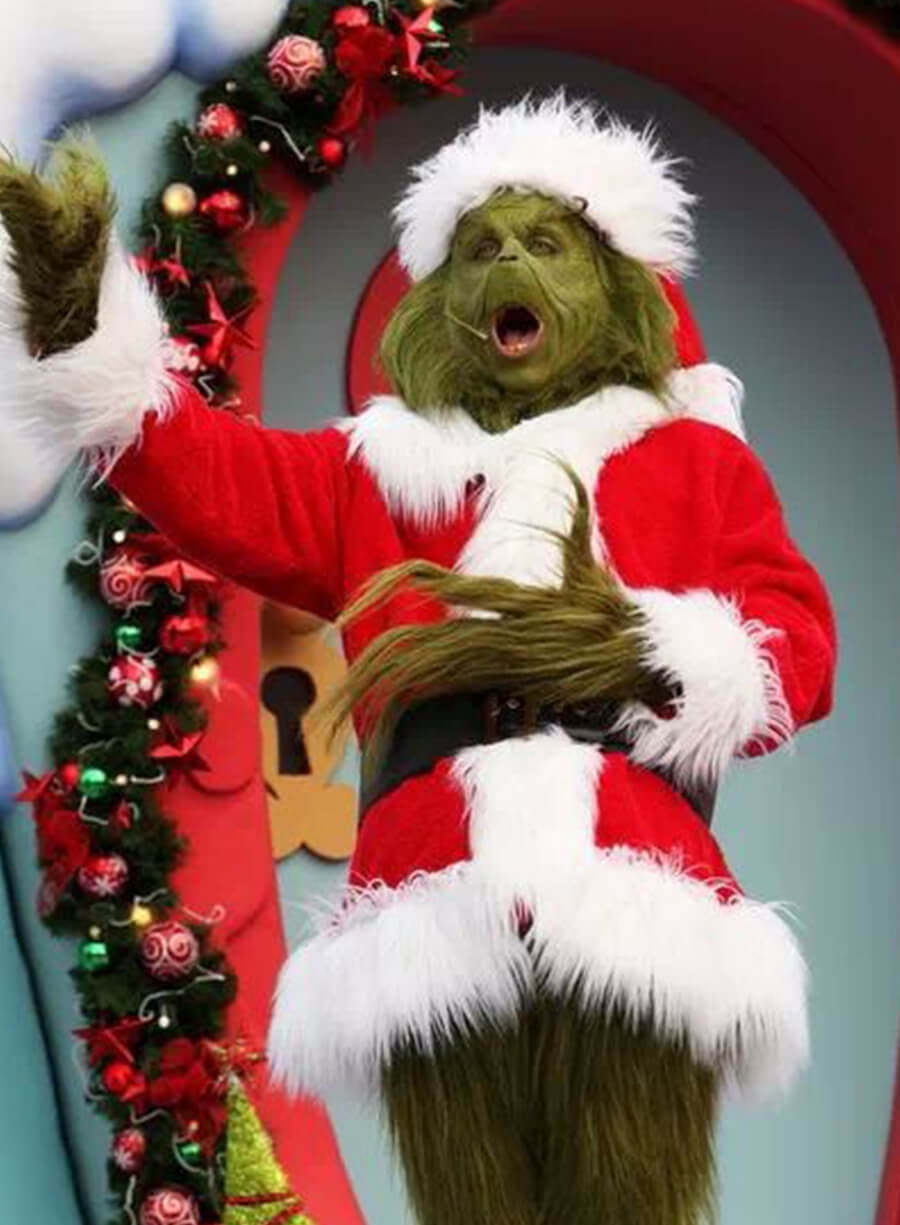 Jim Carrey How the Grinch Stole Christmas Red Coat