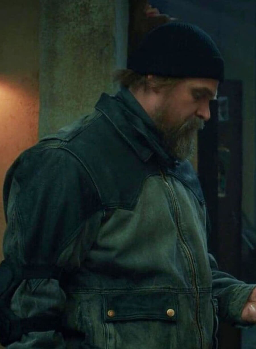 Jim Hopper Stranger Things S05 Blue Denim Jacket