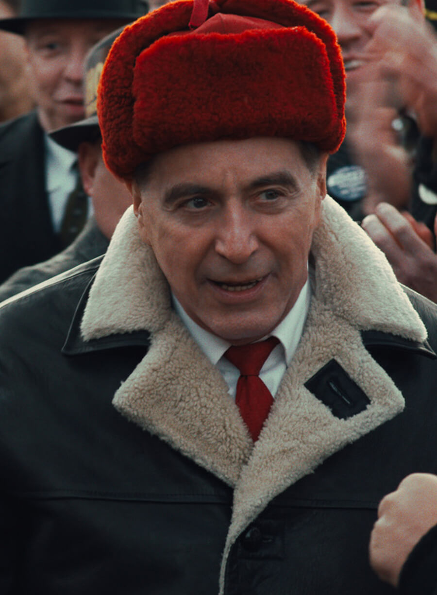 Jimmy Hoffa The Irishman Black Leather Jacket