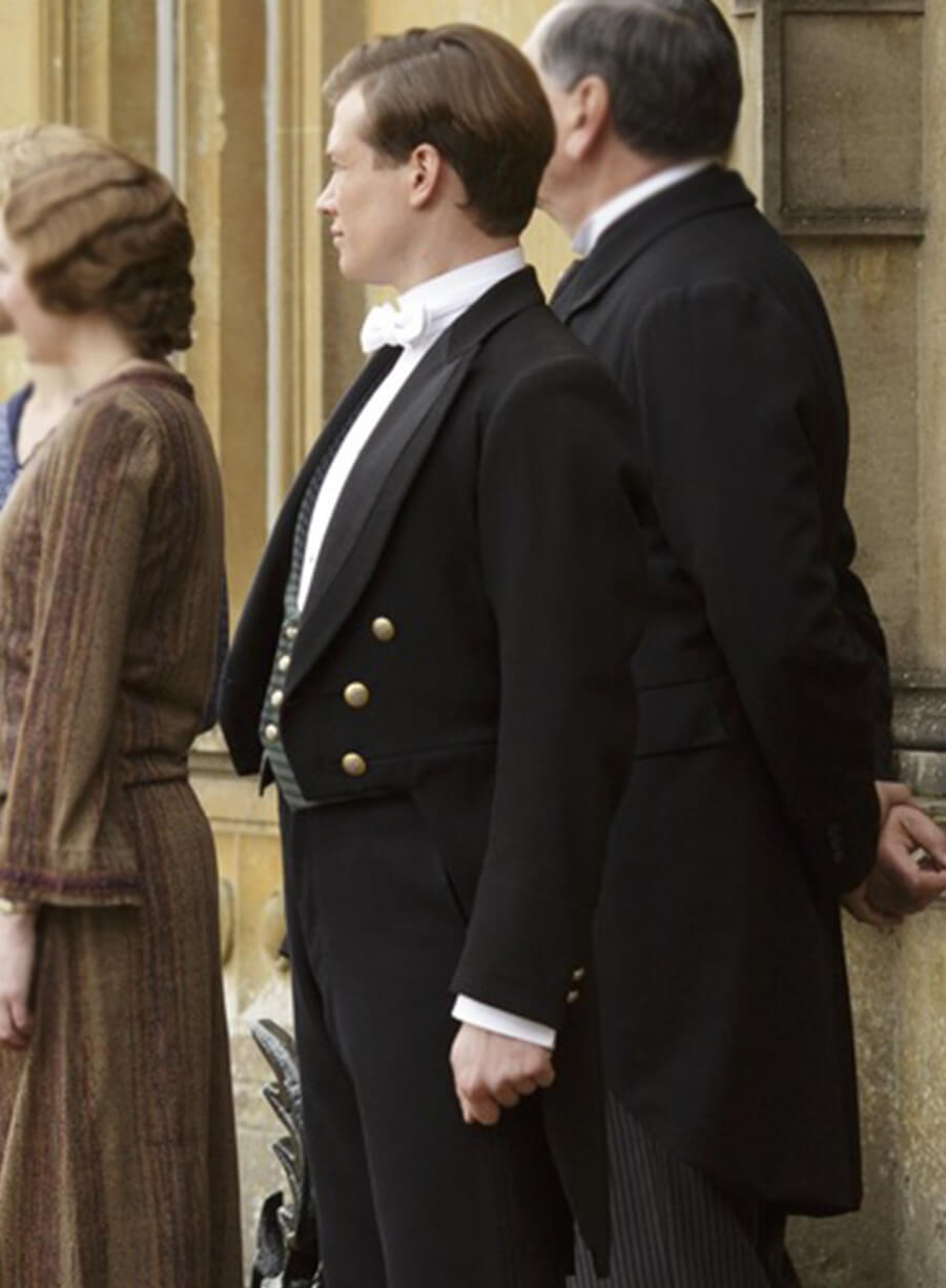 Jimmy Kent Downton Abbey Black Tailcoat