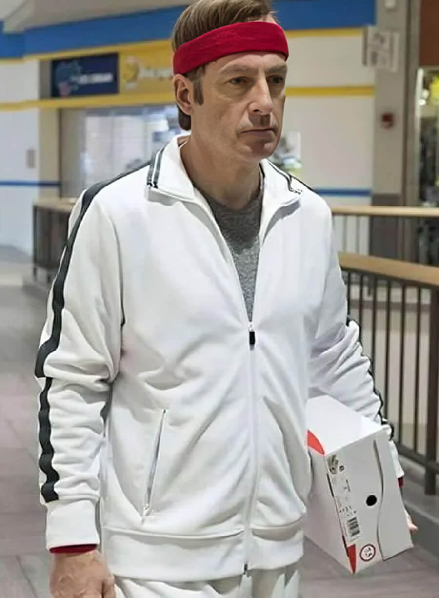 Jimmy McGill Better Call Saul White Track Jacket