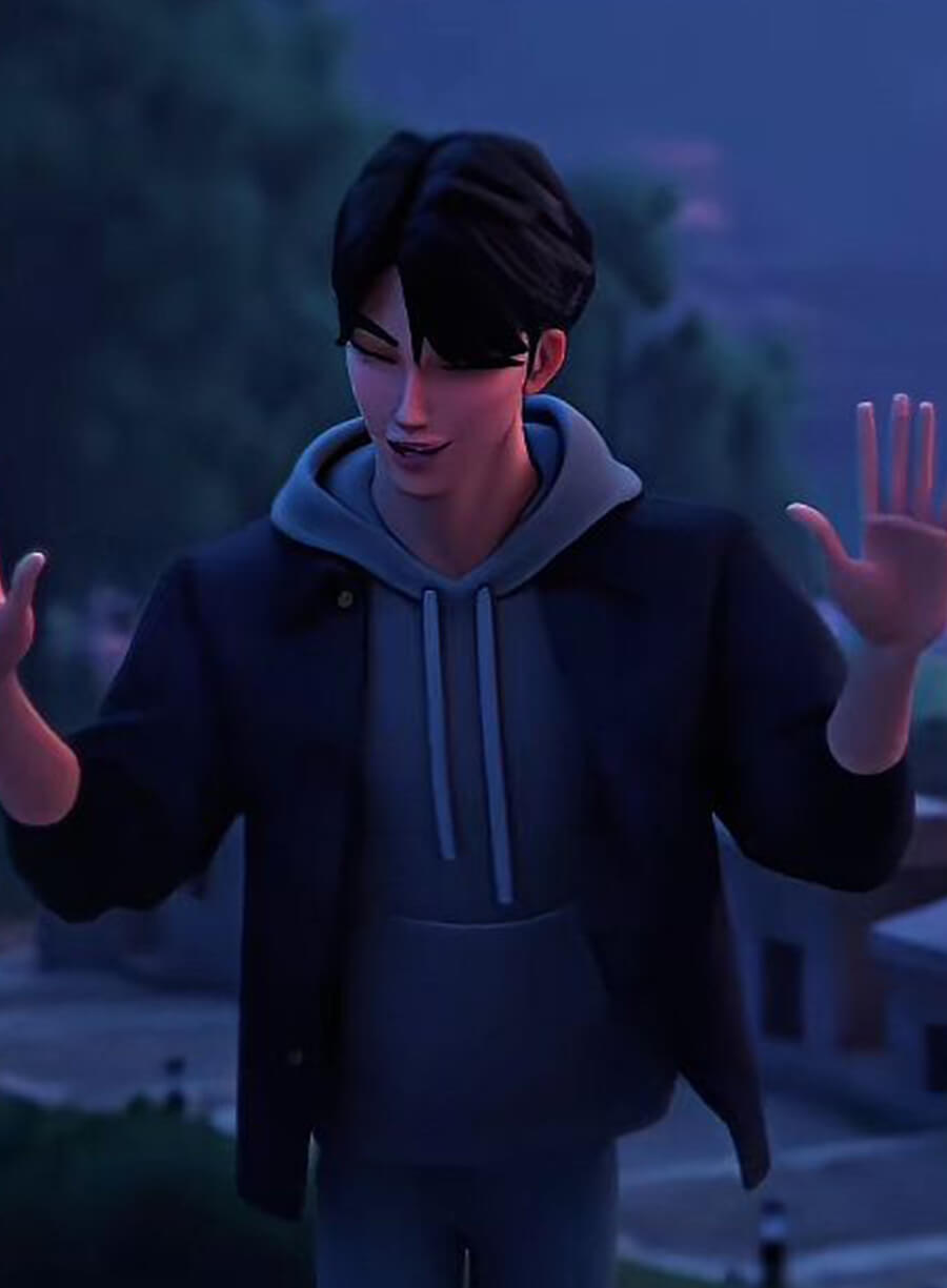 Jinu KPop Demon Hunters Blue Jacket
