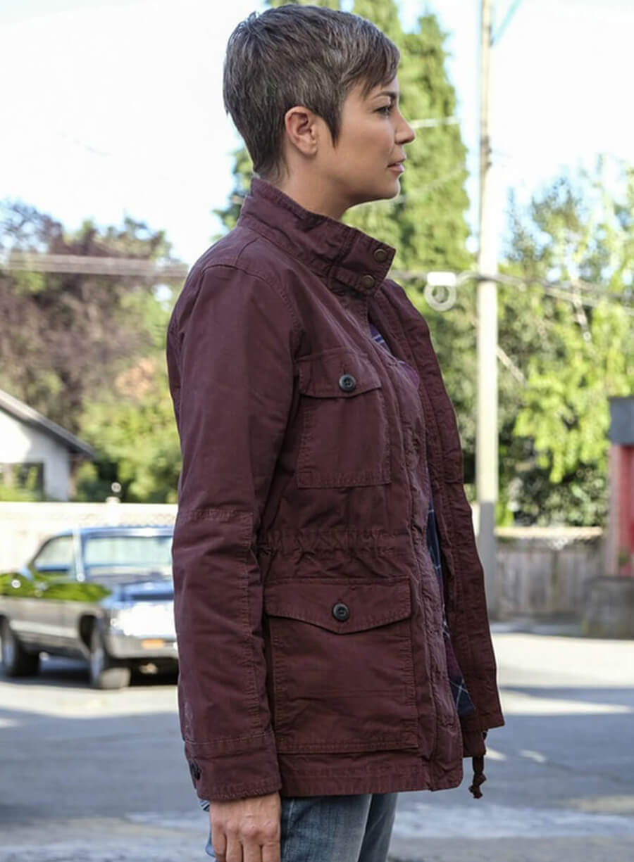 Jody Mills Supernatural Maroon Jacket