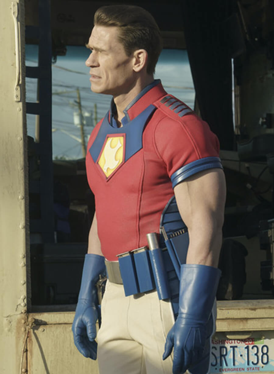 John Cena Peacemaker Red Costume Jacket