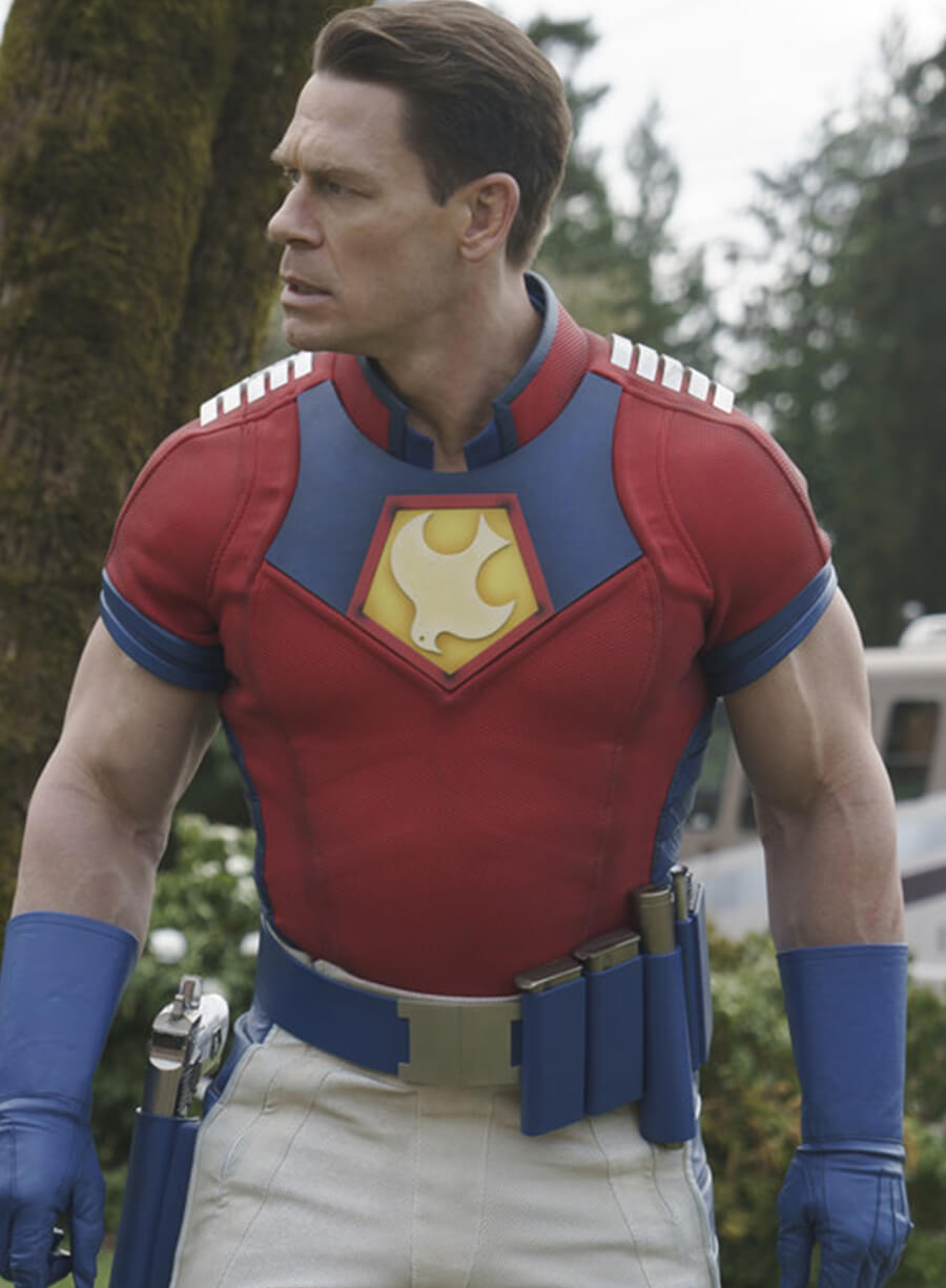 John Cena Peacemaker Red Costume Jacket
