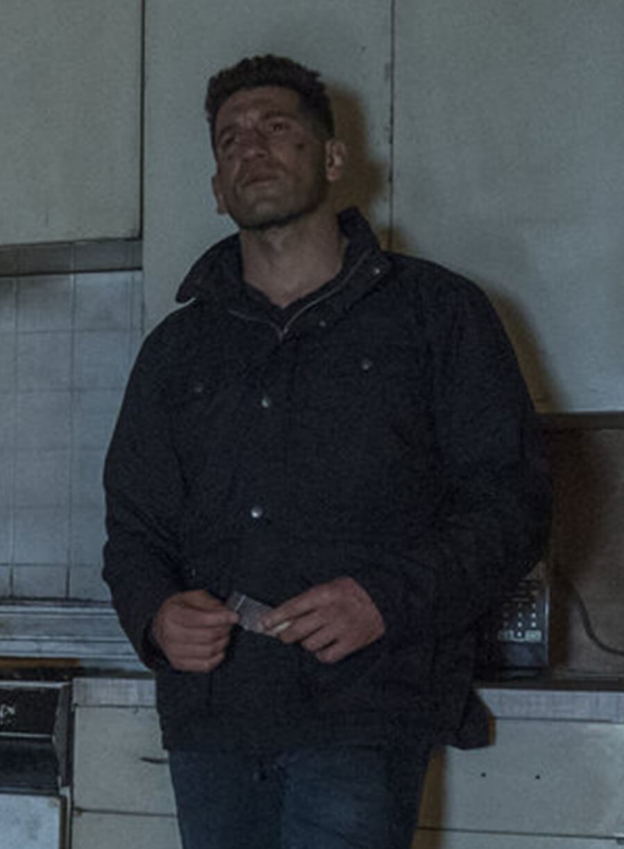 Jon Bernthal The Punisher Black Jacket