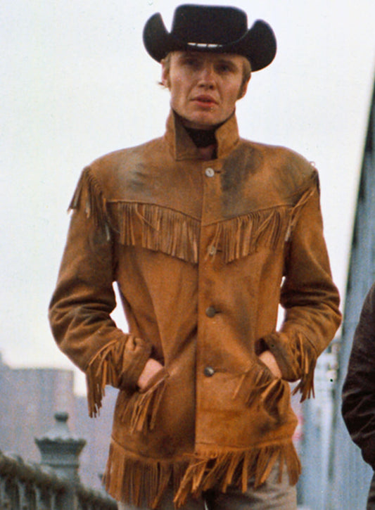 Jon Voight Midnight Cowboy Fringe Jacket