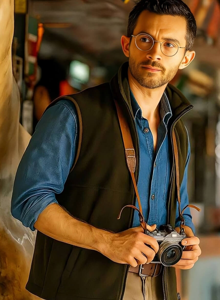 Jonathan Bailey Jurassic World Rebirth 2025 Vest