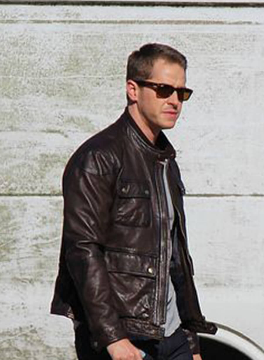 Josh Dallas Brown Leather Jacket