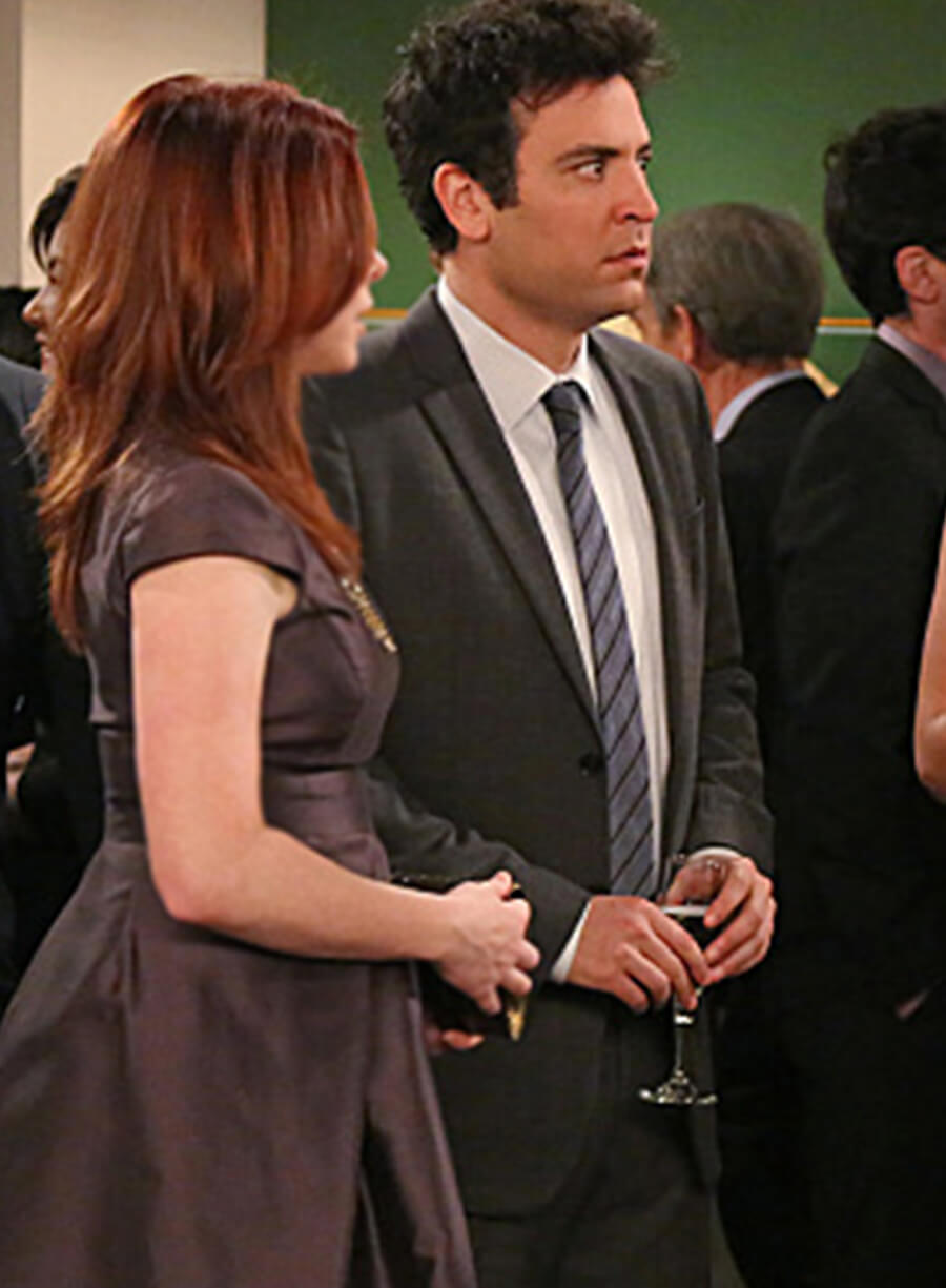 Josh Radnor How I met Your Mother S08 Grey Blazer