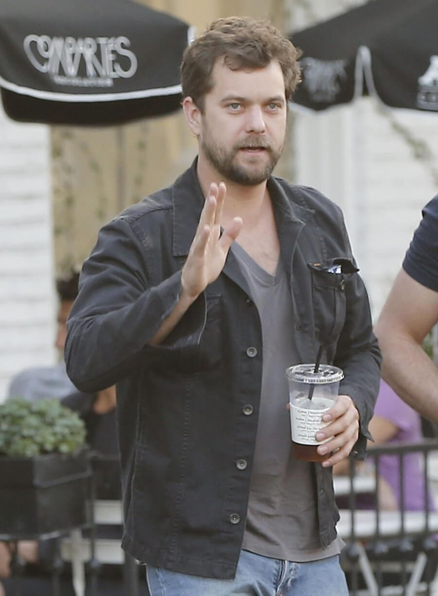 Joshua Jackson Black Cotton Jacket