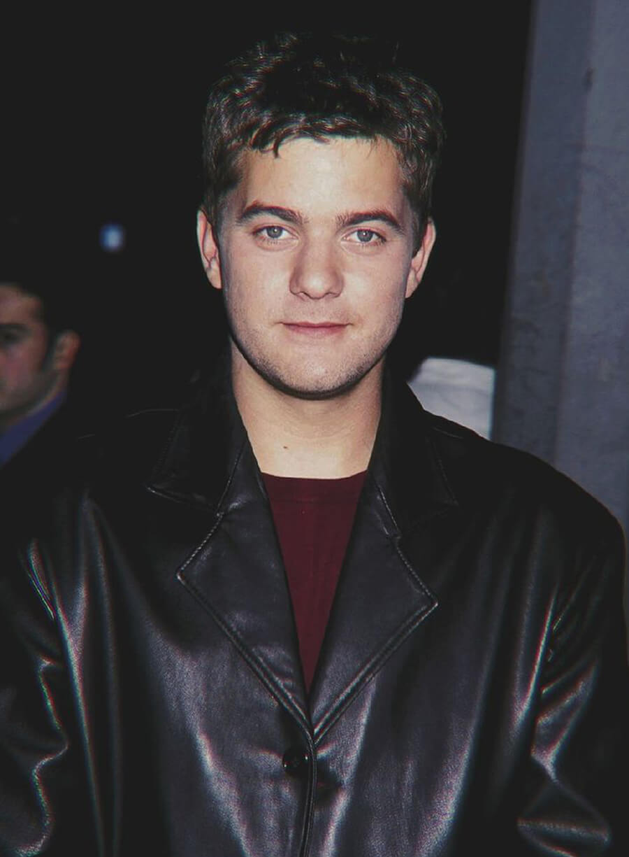 Joshua Jackson Black Leather Jacket