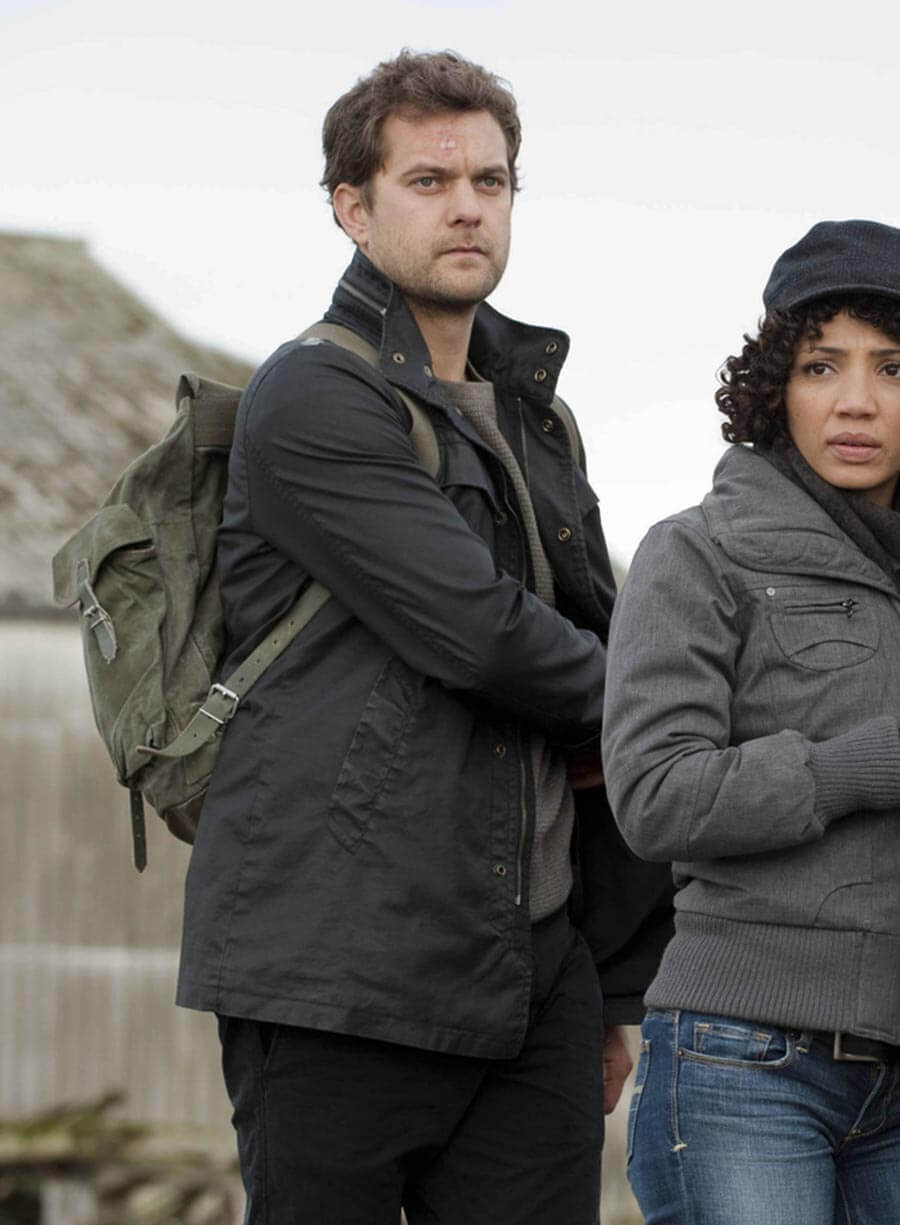 Joshua Jackson Fringe Black Jacket