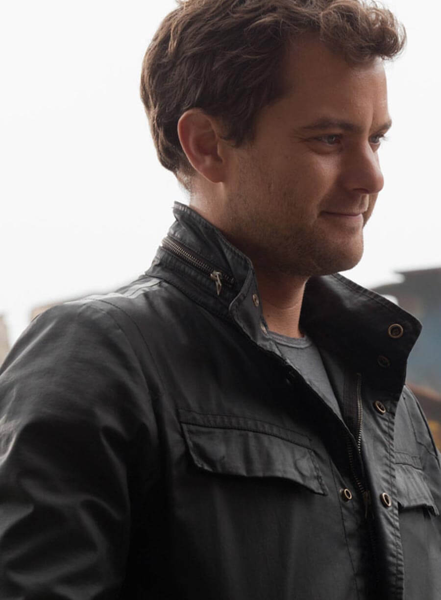 Joshua Jackson Fringe Black Jacket