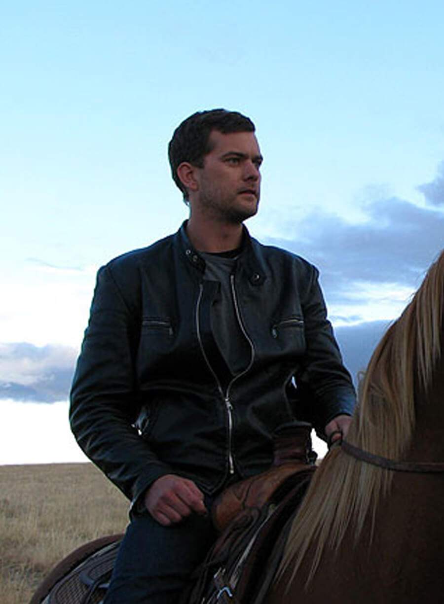 Joshua Jackson One Week Black Biker Leather Jacket