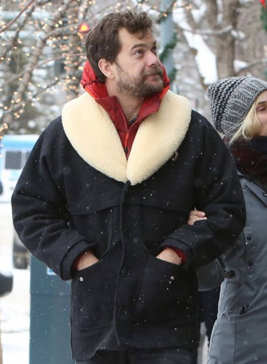 Joshua Jackson Wool Coat