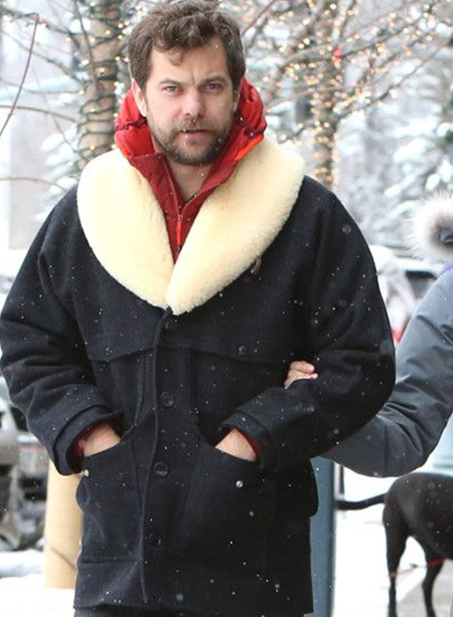 Joshua Jackson Wool Coat