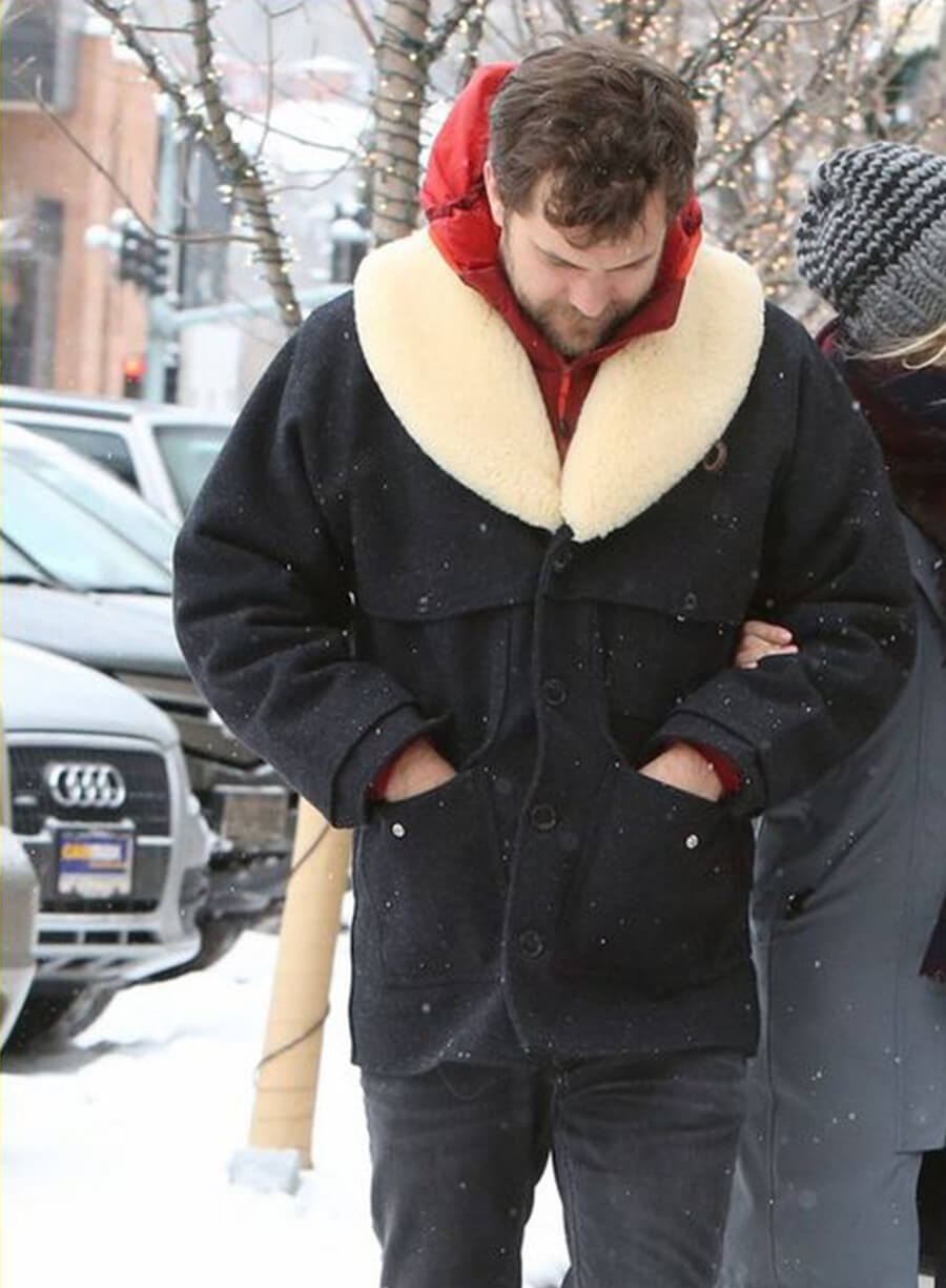 Joshua Jackson Wool Coat