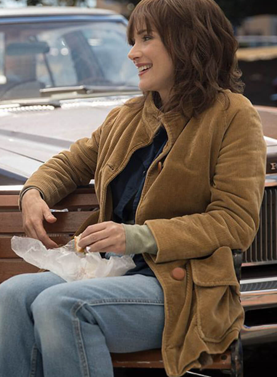 Joyce Byers Stranger Things Brown Corduroy Jacket