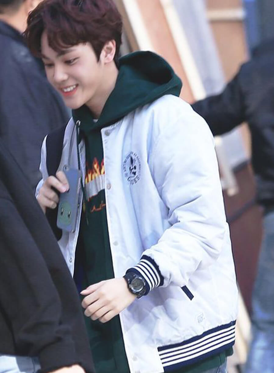 Ju Hak Nyeon The Boyz Varsity Jacket