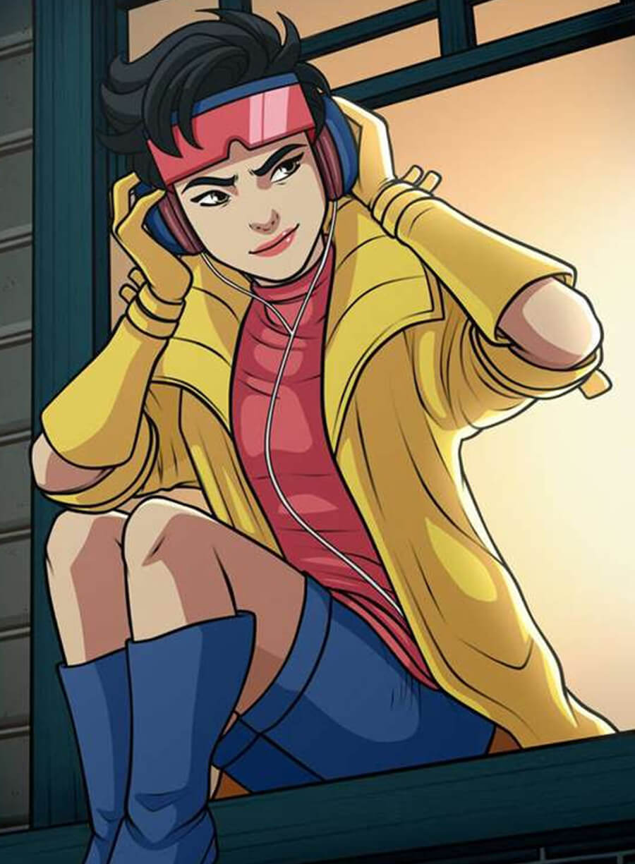 Jubilee X-Men ’97 Yellow Trench Coat