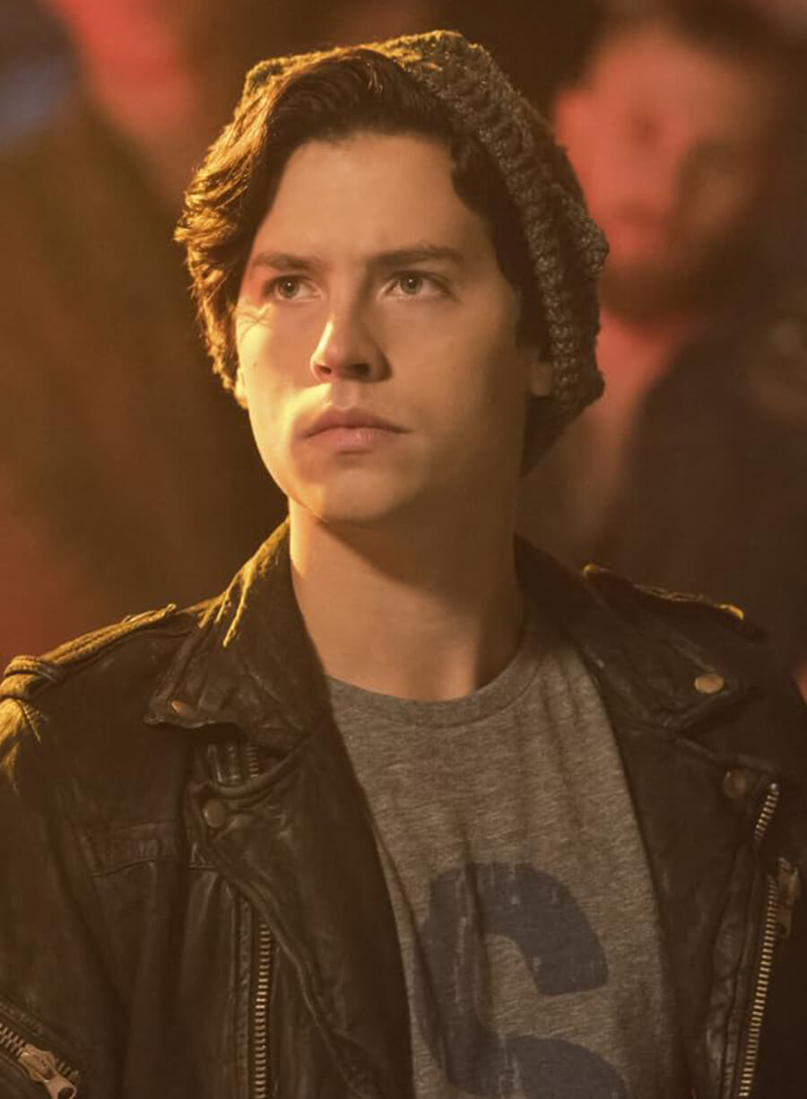 Jughead Jones Riverdale S02 Black Leather Jacket