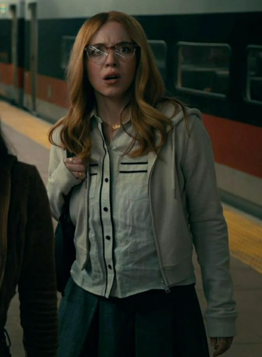 Julia Cornwall Madame Web White Jacket