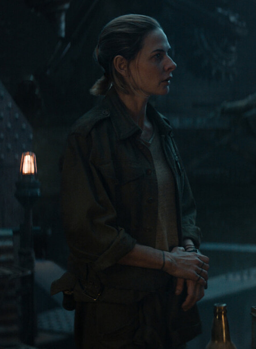 Juliette Nichols Silo Green Cotton Jacket