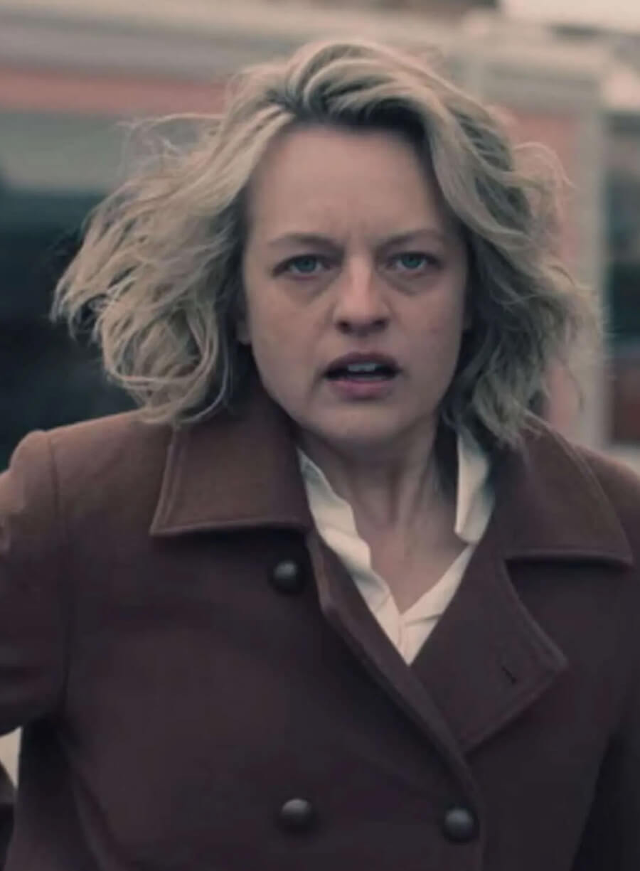 June Osborne The Handmaid's Tale S05 Brown Wool Coat