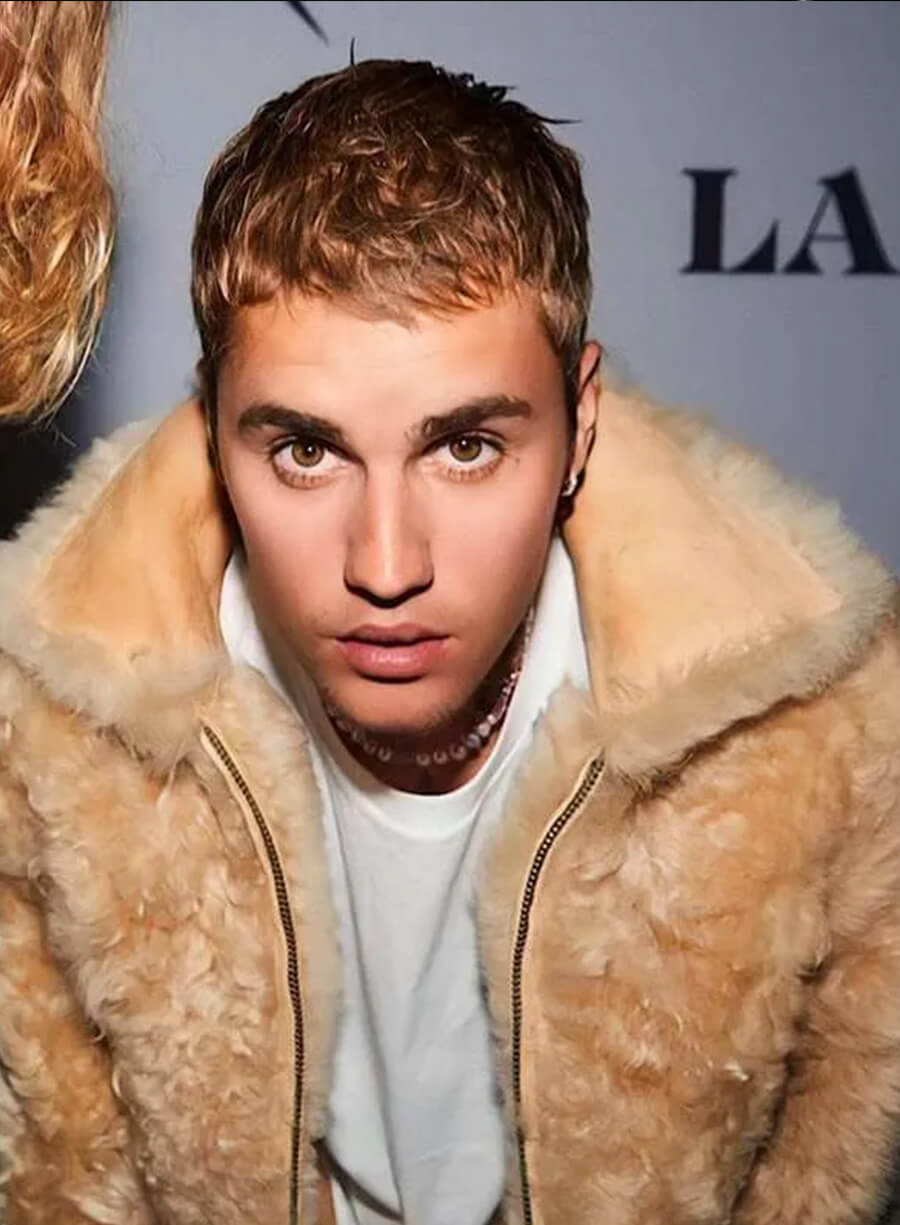 Justin Bieber Faux Fur Jacket