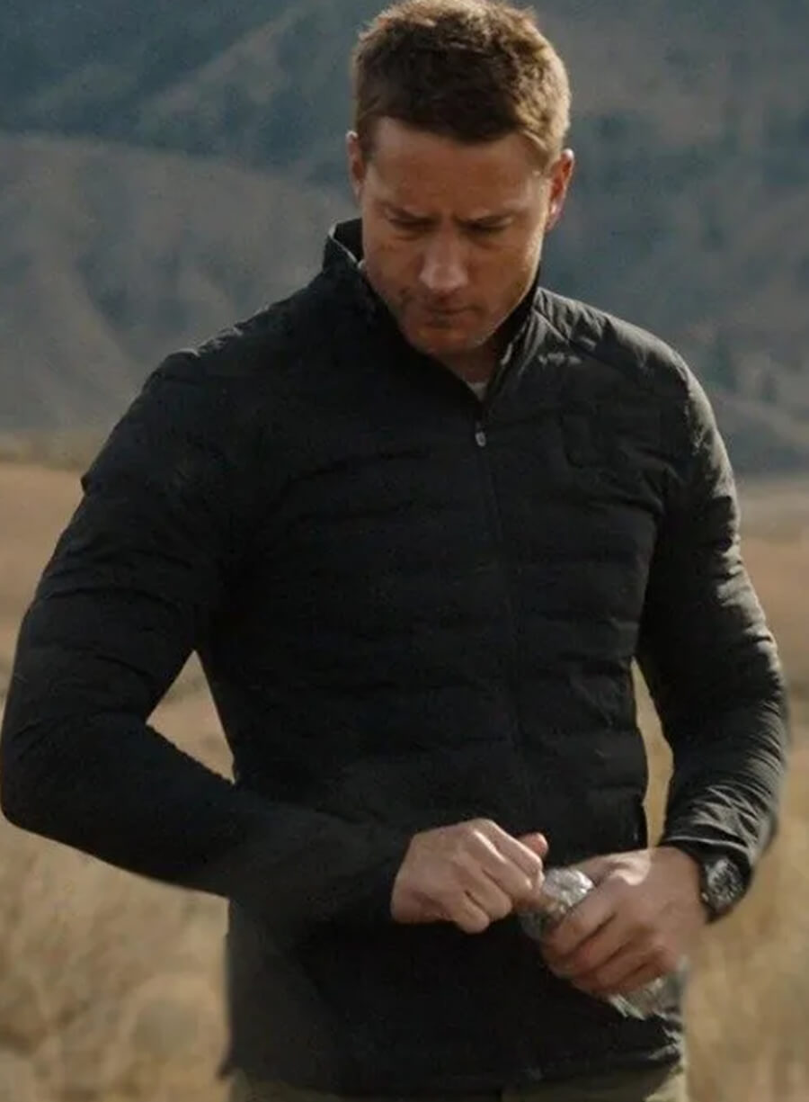 Justin Hartley Tracker Black Cotton Jacket