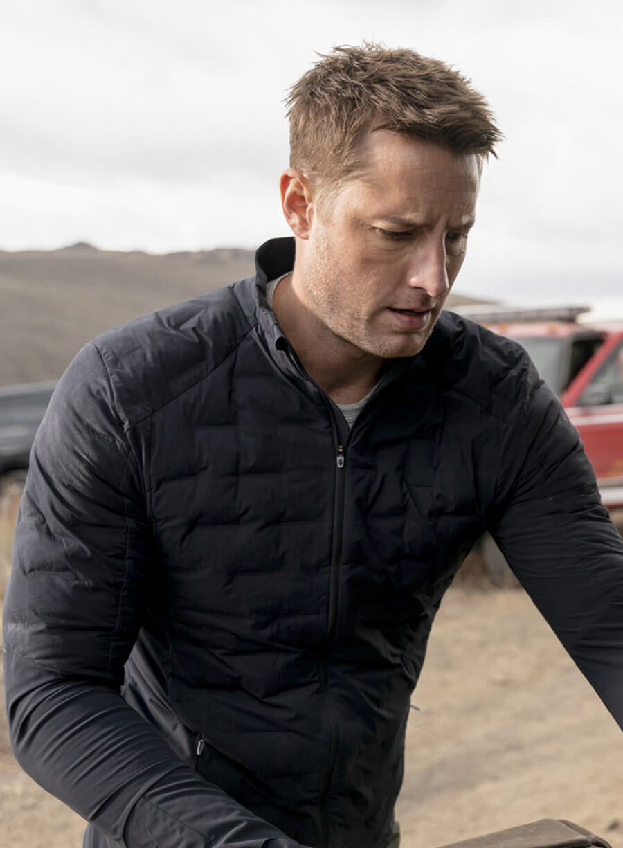 Justin Hartley Tracker Black Cotton Jacket