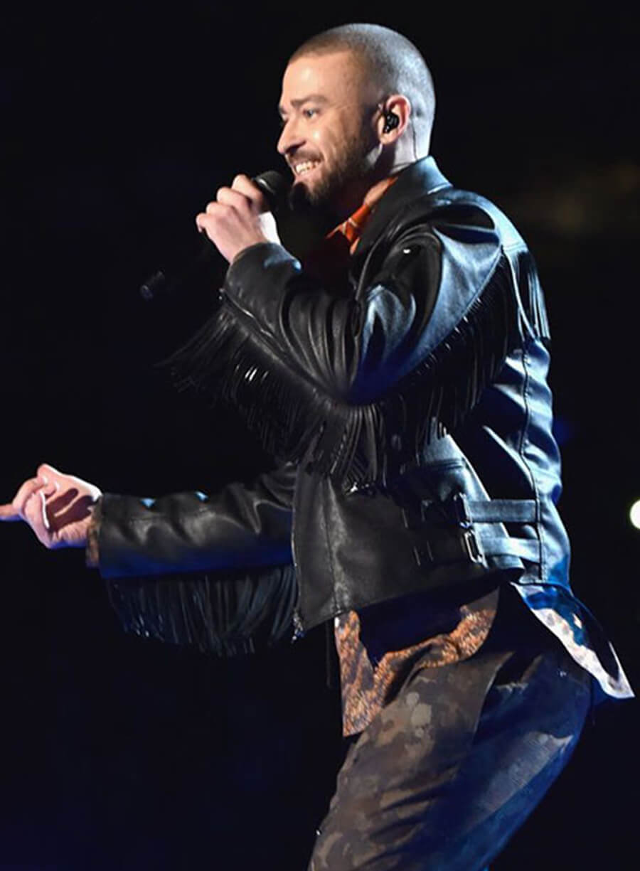 Justin Timberlake’s iconic look from the 2018 Super Bowl Halftime Show