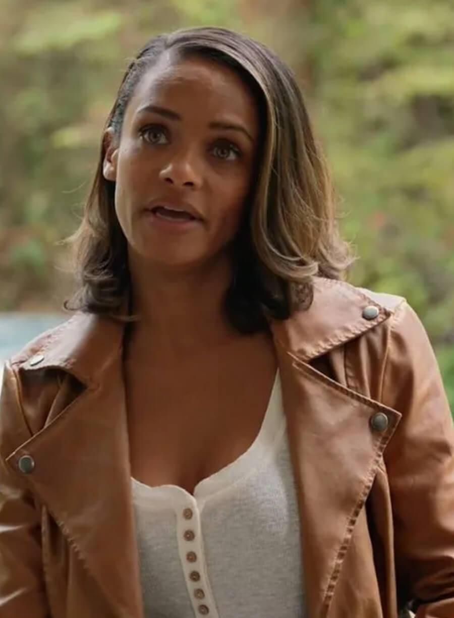 Kaia Bryant Virgin River S05 Brown Leather Jacket