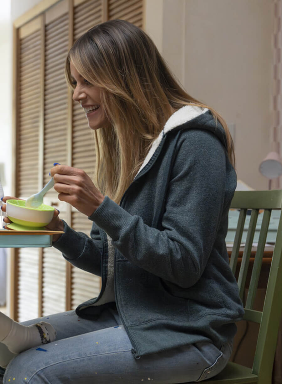 Kaitlin Olson Morgan High Potential Zip-Up Hoodie