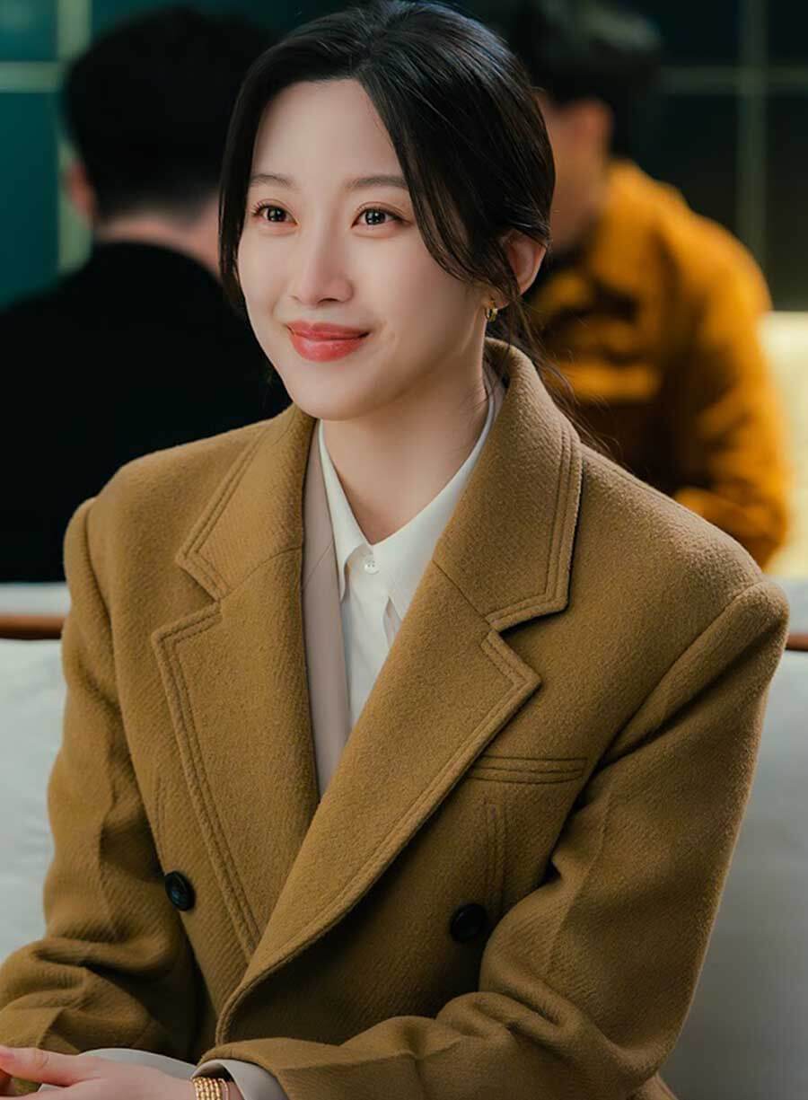 Kang Hee-ji Law and the City Brown Wool Coat