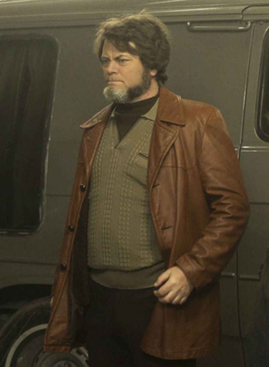 Karl Weathers Fargo Brown Leather Coat