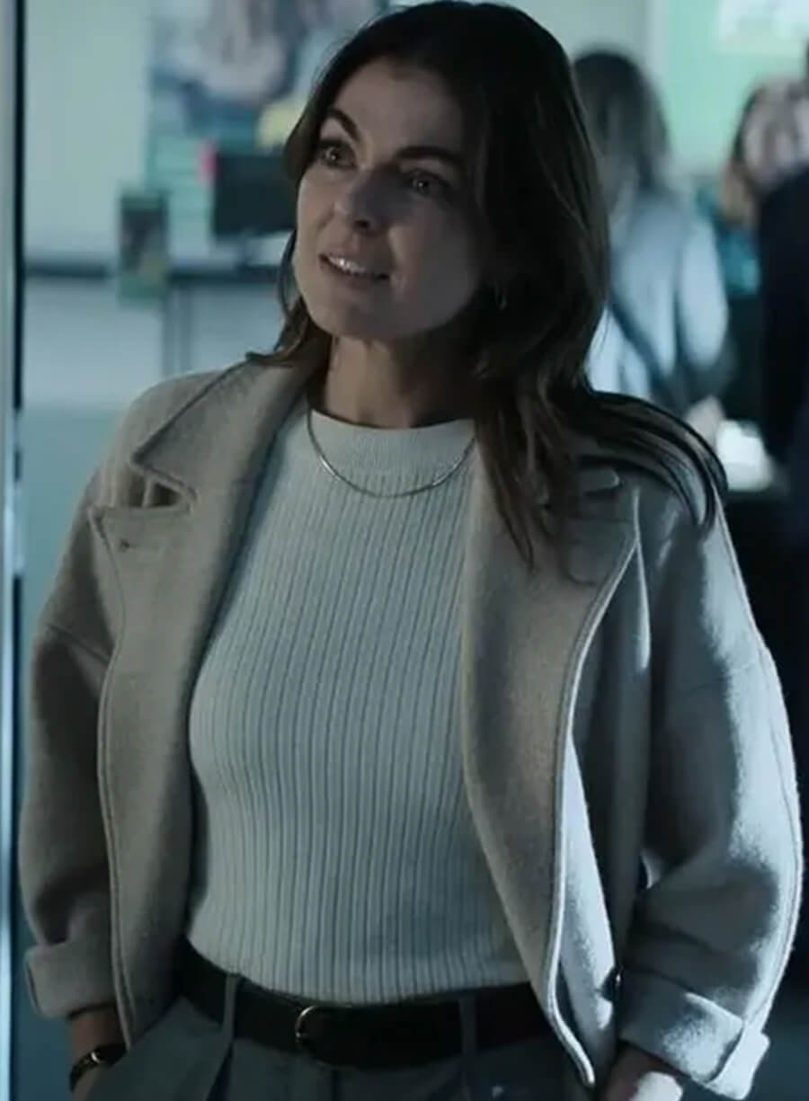 Karla Dixon Reacher Beige Wool Coat